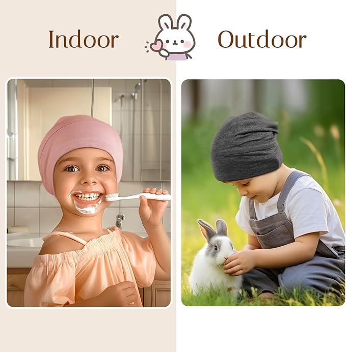 OLESILK Silk Toddler Bonnet 6-36 Months: 100% Mulberry Silk & Modal, Anti-Frizz - Image 7