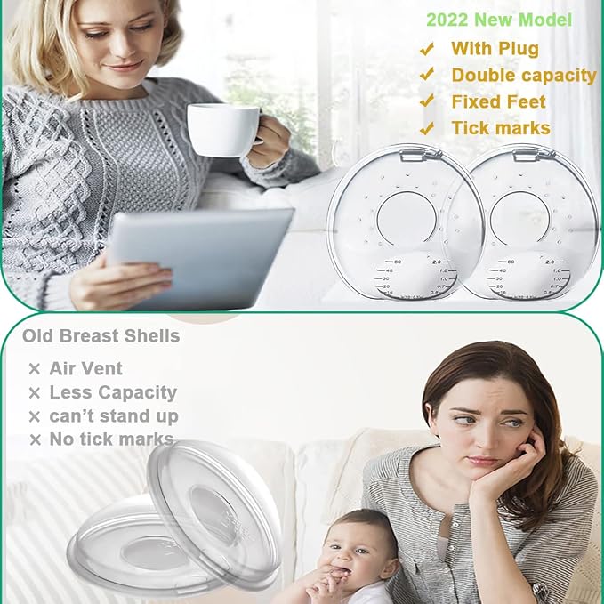 Nipple Shield & Breast Shell for Breast Feeding, Milk Savers Collector Nipple - Image 3
