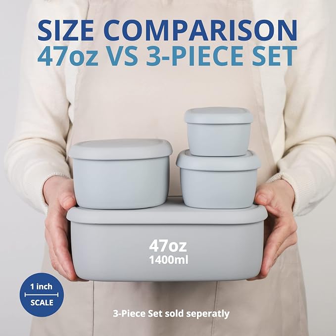 BLUE GINKGO Nesting Silicone Containers - Image 4