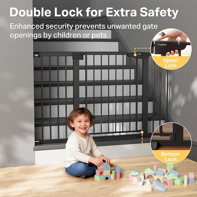 Cumbor 29.7"–51.5" Extra Wide Baby Gate - Image 3