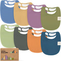 8-Pack Organic Baby Bibs for Boys, Girls by KeaBabies