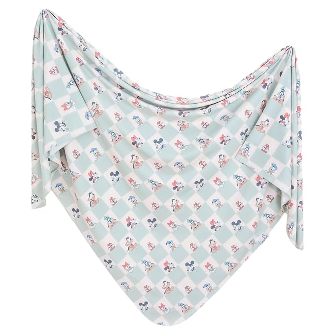 Copper Pearl Large Premium Knit Baby Swaddle Receiving Blanket Mickey Mouse & by CopperPearl