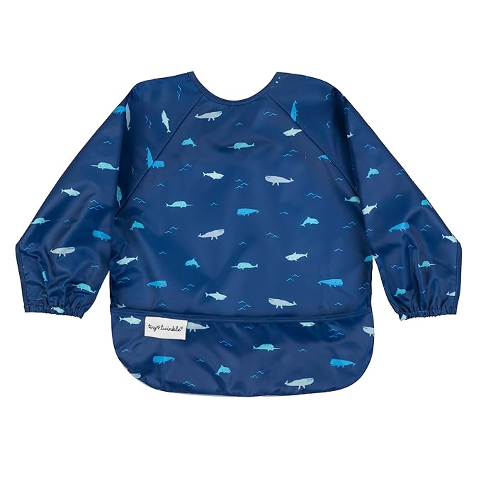 Tiny Twinkle Long Sleeve Bib for Babies & Toddlers – Waterproof Smock Bib for by TinyTwinkle