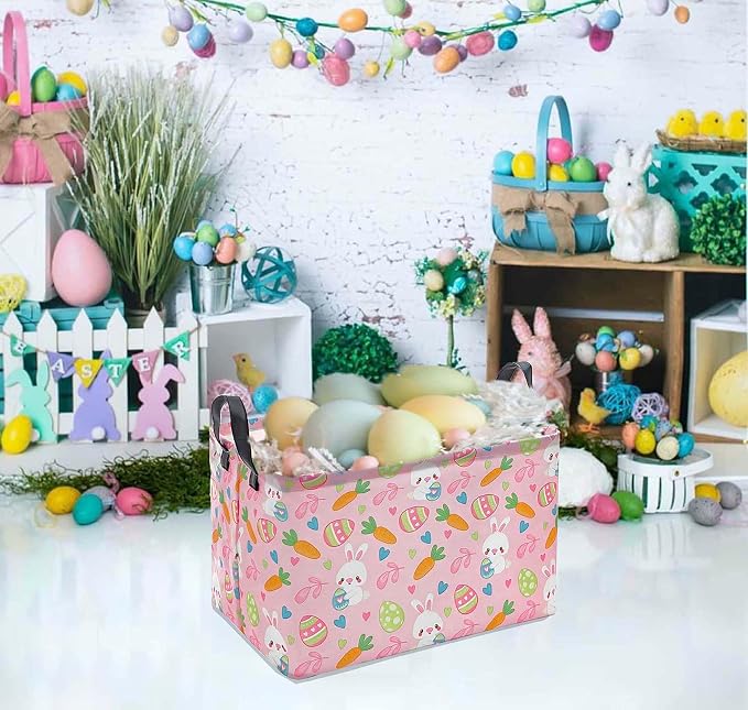 Easter Gift Eggs Storage Basket Kids Toys Storage Basket Organizer Box Clothes - Image 3