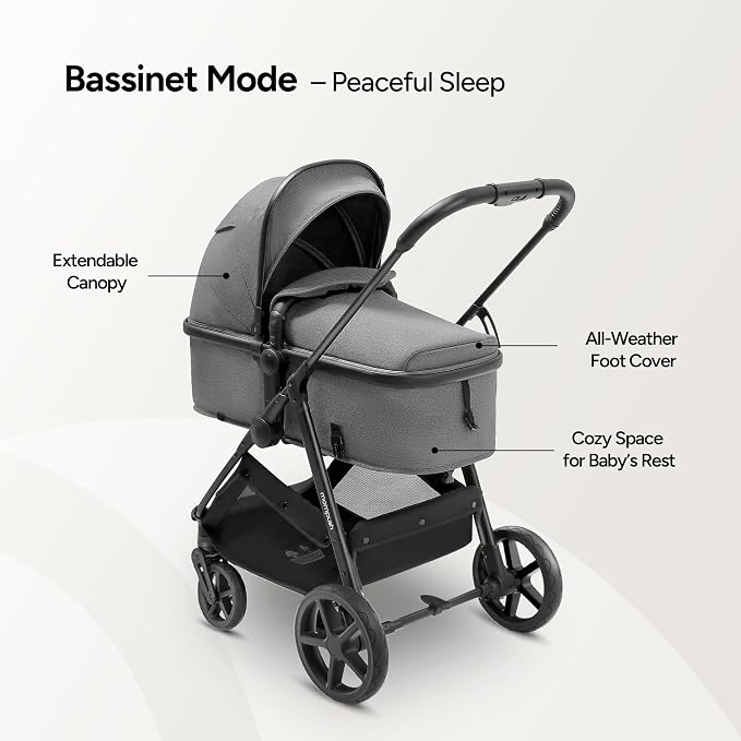 Mompush Wiz 2 in 1 Baby Stroller - Image 2