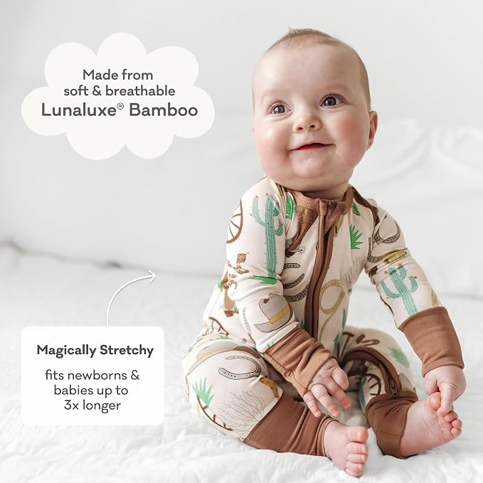 Little Sleepies Pajamas for Baby Boys & Girls, Viscose from Bamboo Baby Pajamas - Image 3
