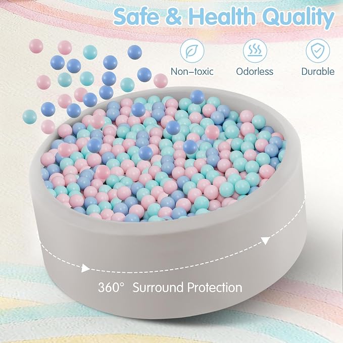 INFANS Foam Ball Pit for Toddlers - Image 4