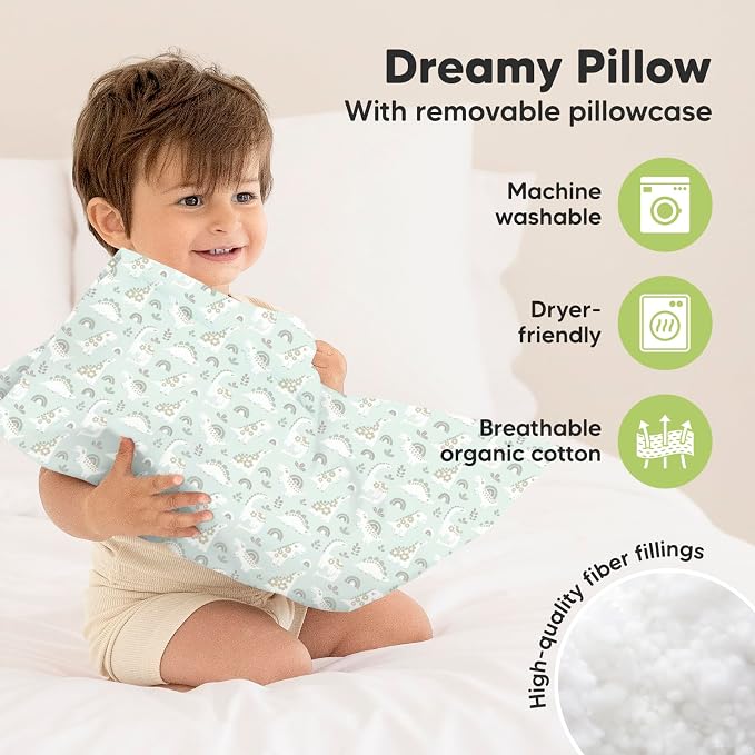 Toddler Pillow with Pillowcase - Image 4