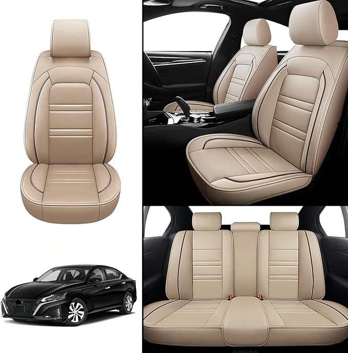 Seat Covers for Nissan Car Altima 1998-2025 | 5-Seats Leather Seat Covers - Image 2