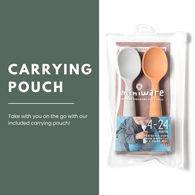Miniware Silicone Baby Spoon for Training - Image 4