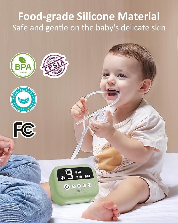 HEYVALUE Nasal Aspirator for Baby, Hospital Grade Nose Sucker - Image 4