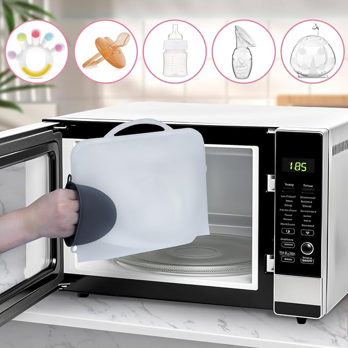 Silicone Microwave Steam Sterilizer Bags - Image 2