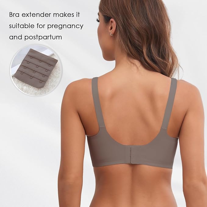 As Fairy Seamless Nursing Bras for Breastfeeding Soft Wireless Sleep Maternity - Image 3