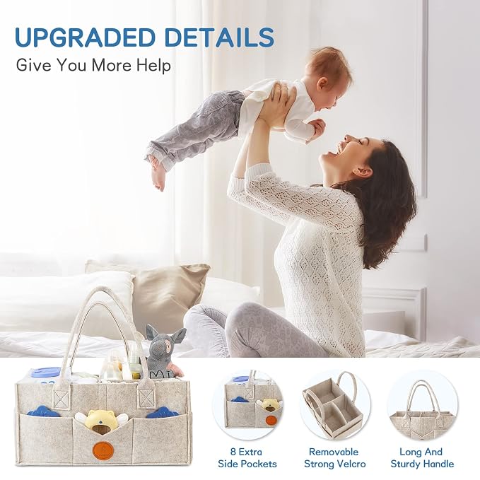 Maliton Baby Diaper Caddy Organizer - Image 4