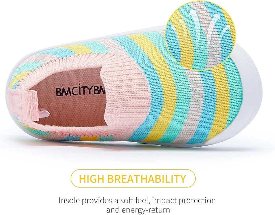 BMCiTYBM Baby Sneakers Girls Boys Lightweight Breathable Mesh First Walkers - Image 5