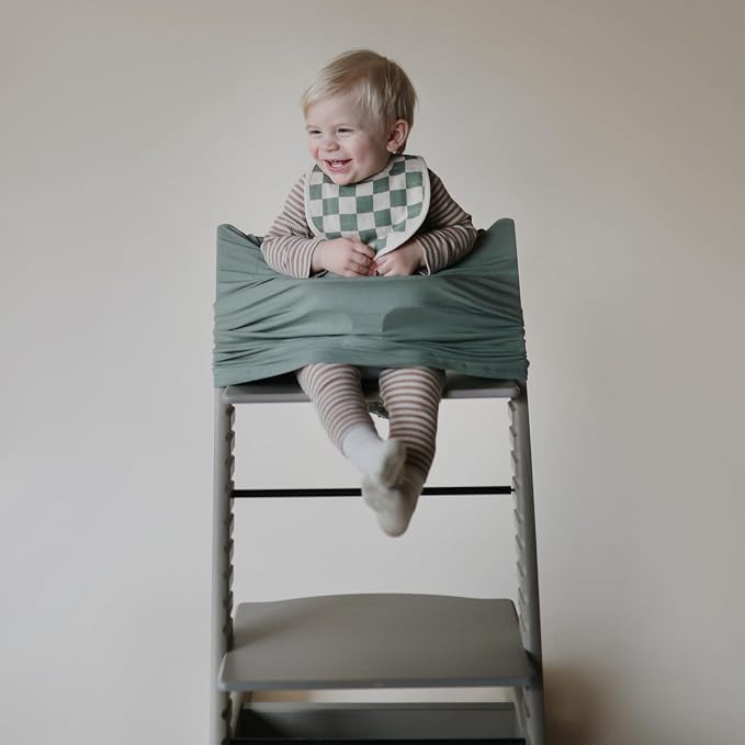 mushie Muslin Baby Bib | Soft Cotton - Image 3