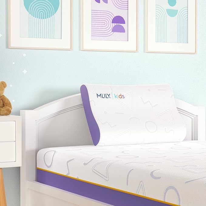 MLILY Kids Pillow for Sleeping, Adjustable Kids Memory Foam Pillow for Bed Set - Image 7