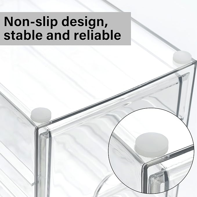 Prsildan Acrylic Drawer Makeup Organizer - Image 7