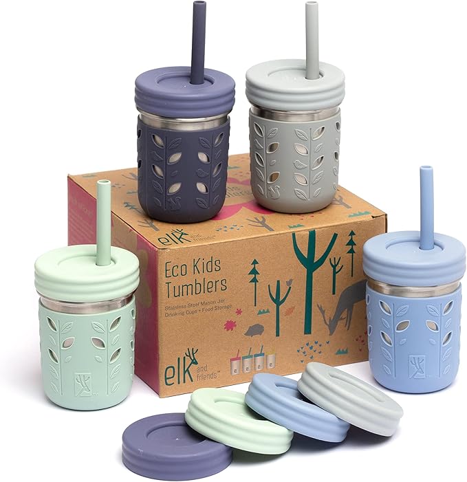 Elk and Friends 10oz Stainless Steel Kids + Toddler Drinking Cups | The by ElkandFriends