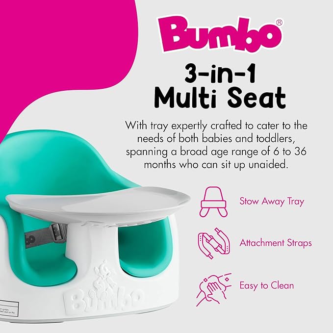 Bumbo 2 Pack 3-in-1 Multi-Seat for 6 to 36 Months, Travel Baby Feeding and Play - Image 5