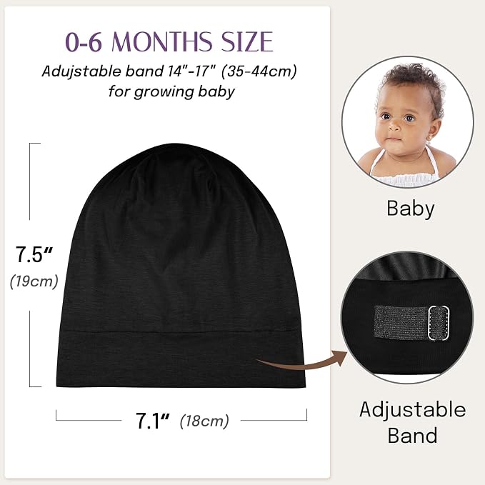 OLESILK Silk Baby Bonnet for 0-6 Months - Image 5
