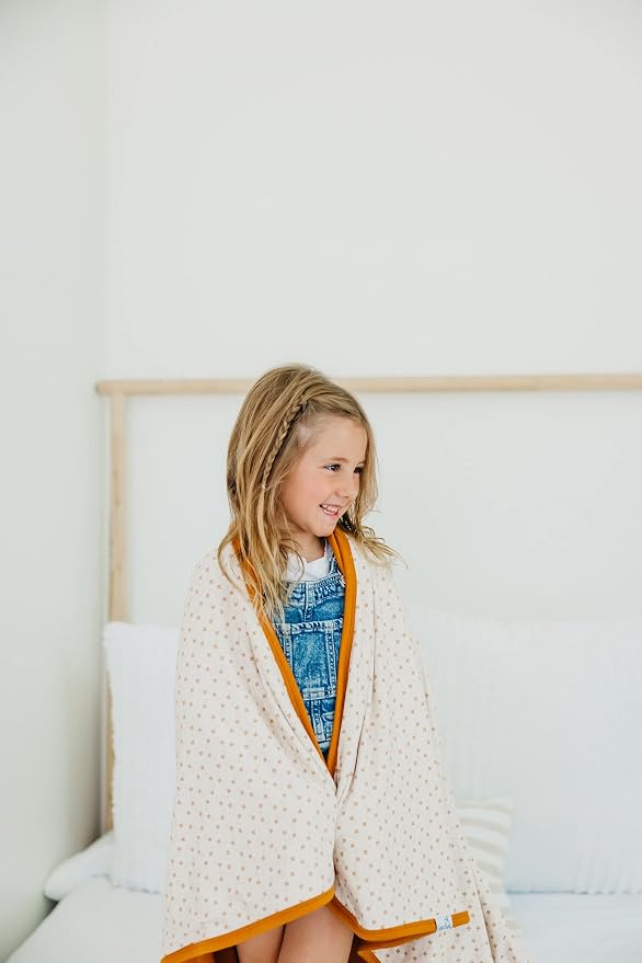Copper Pearl Hunnie's Breathable Cozy Three-Layer Baby Blanket: Toddler Quilt - Image 4
