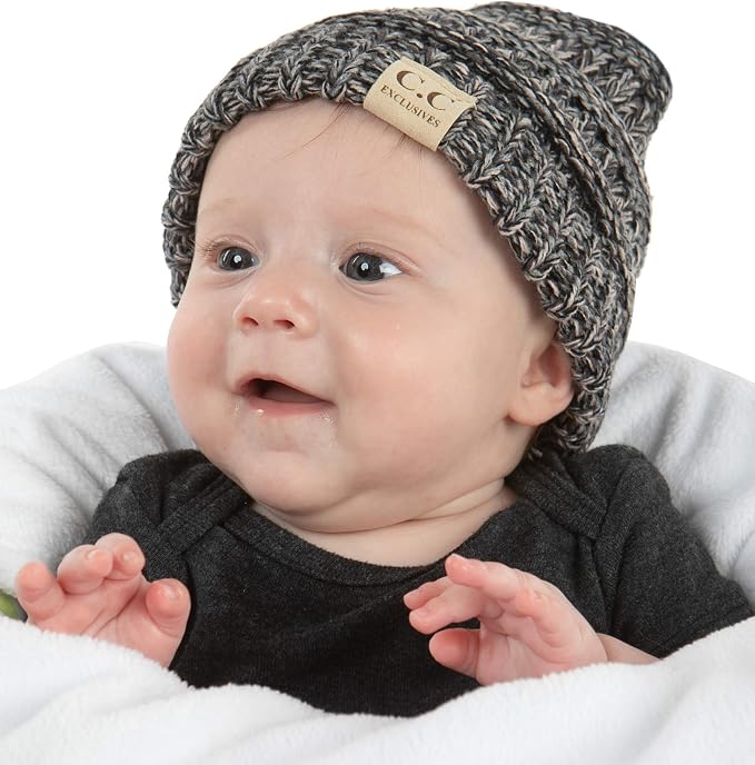 Funky Junque Baby Winter Hat – Cute Newborn Hats, Cozy Warm Infant Beanie by FunkyJunque