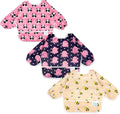 3 Pcs Long Sleeved Bib Set|Baby Waterproof Bibs by Baby+Noah