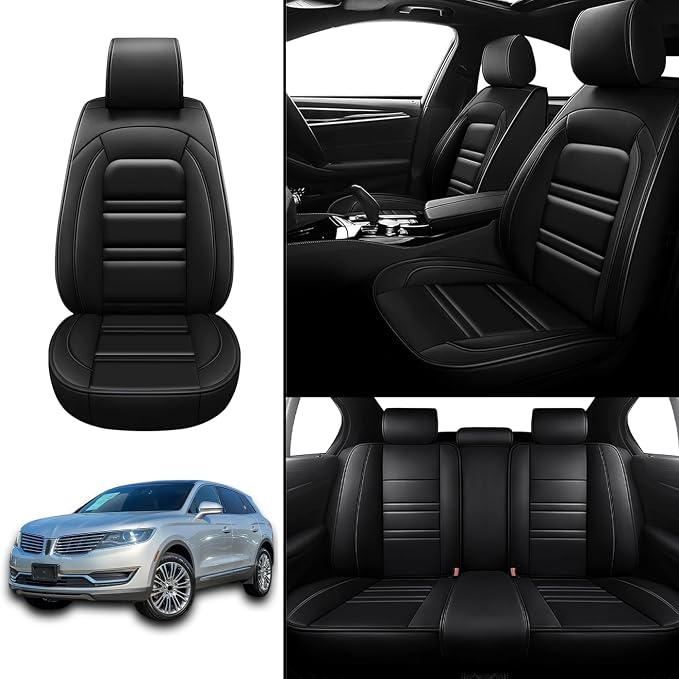 Seat Covers for Lincoln mkx 2007-2018 | 5-Seats Leather Seat Covers - Image 2
