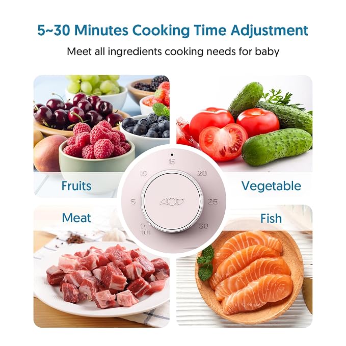Baby Food Maker Bellababy Baby Food Processor, Puree Blender Steamer - Image 3