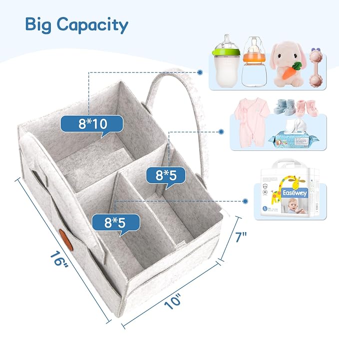 Maliton Baby Diaper Caddy, Car Organizer - Image 2