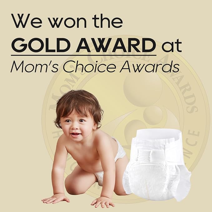 ECO BOOM Diapers, Viscose from Bamboo Diapers, Natural Soft Disposable Nappies - Image 4