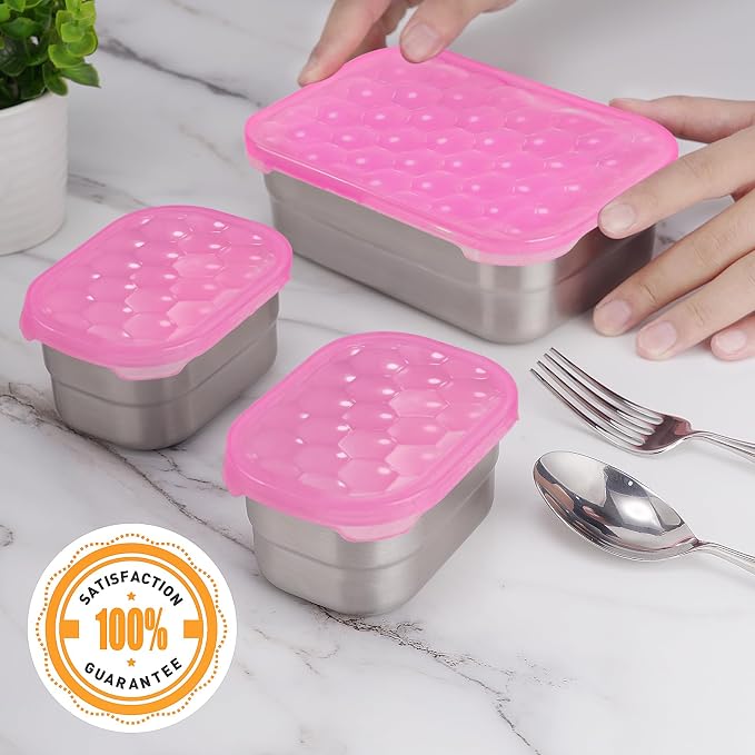 Small Stainless Steel Lunch Containers - Image 8