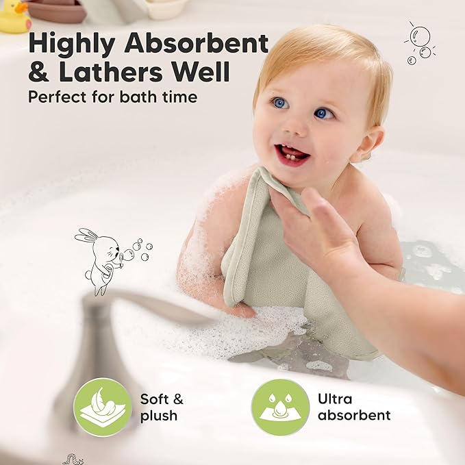 6-Pack Baby Washcloths - Image 3