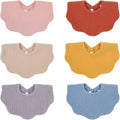 Muslin Baby Bibs for Drooling and Teething Newborn Drool Bibs for Baby Girl Boy by DOSMINE