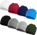 DRESHOW BQUBO 8 Pack Unisex Baby Beanie Hat Infant Toddler Kid Hats Baby Soft by DRESHOW