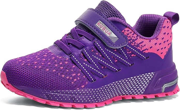 KUBUA Kids Sneakers for Boys Girls Running Tennis Shoes Lightweight Breathable - Image 2