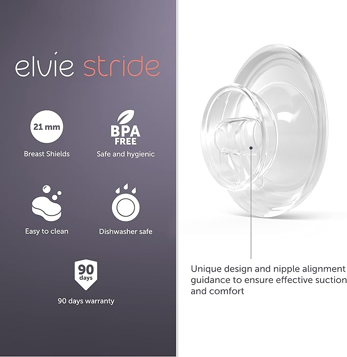 Elvie Stride Breast Pump Breast Shield - 21mm - Nipple Flange - Image 2