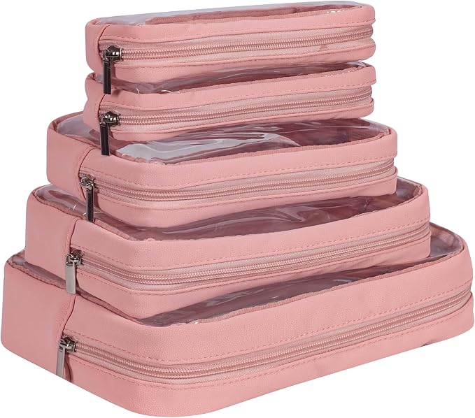 TSA Approved 5-Piece Diaper Bag Organizer Pouch Set Clear Waterproof TPU Kids - Image 5
