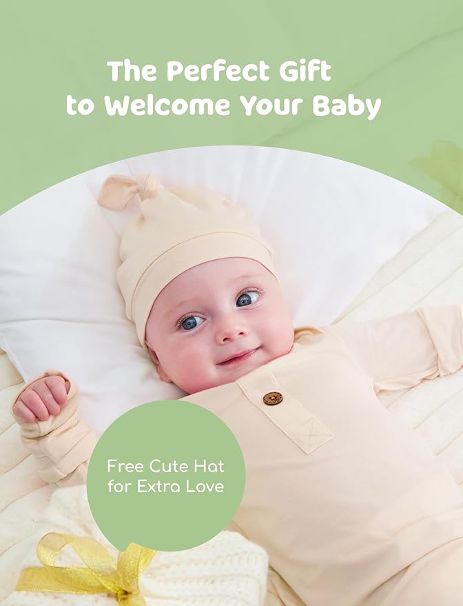 PATPAT Baby Sleeper Gown with Bamboo Viscose - Image 3