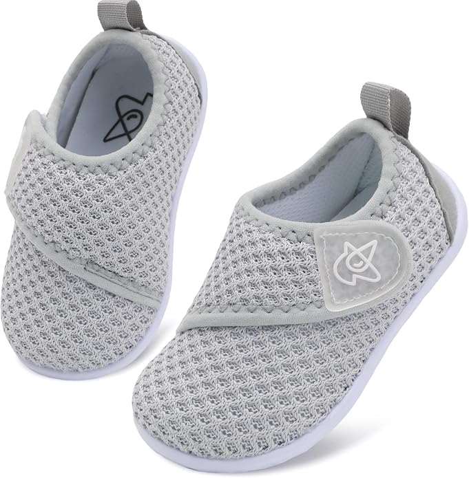 LeIsfIt Baby Shoes Boys Girls First Walking Shoes Non-Slip Infant Sneakers by Leisfit