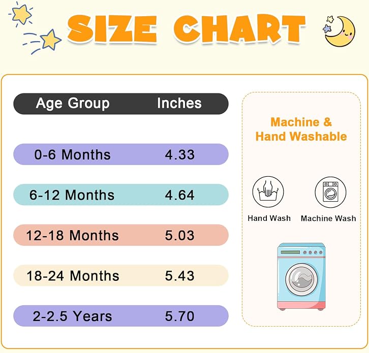 FEETCITY Baby Walking Shoes Wide Baby Shoes Boys Girls Infant Sneakers Crib - Image 7