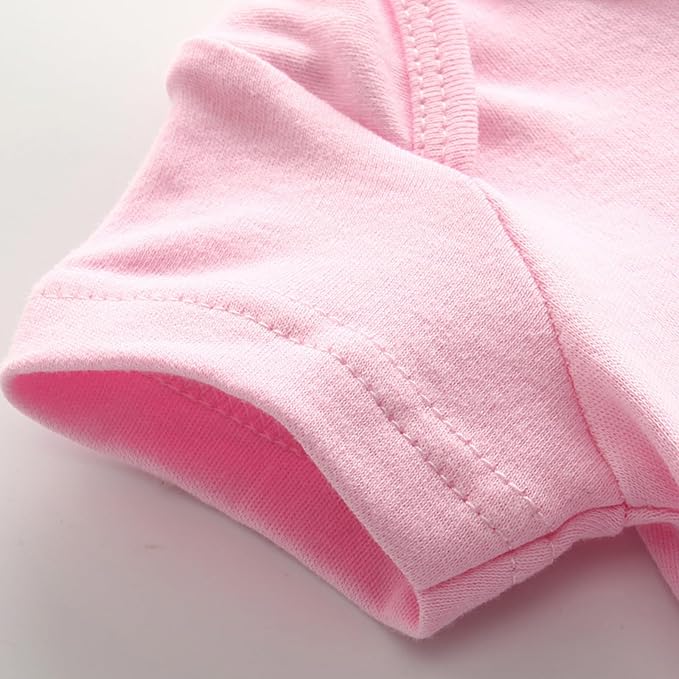 Fashion Unisex baby Boy Girl Bodysuits 5-Pack Casual Cotton Soft Infants Outfit - Image 3