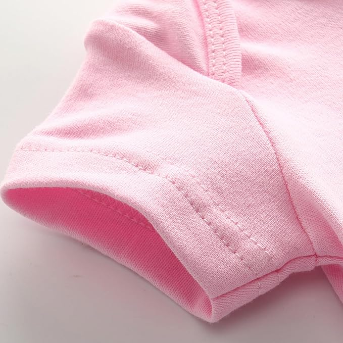 Fashion Unisex baby Boy Girl Bodysuits 5-Pack Casual Cotton Soft Infants Outfit - Image 3