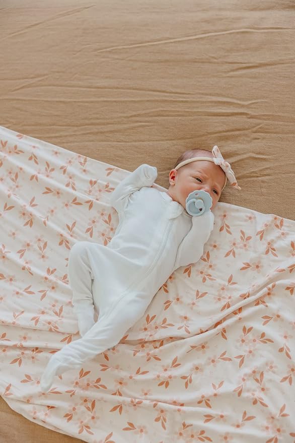 Copper Pearl Baby Swaddle Blanket - Image 6