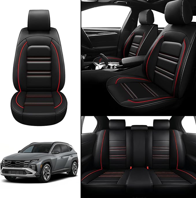 Seat Covers for Hyundai Car Tucson 2005-2025 | 5-Seats Leather Seat Covers - Image 2