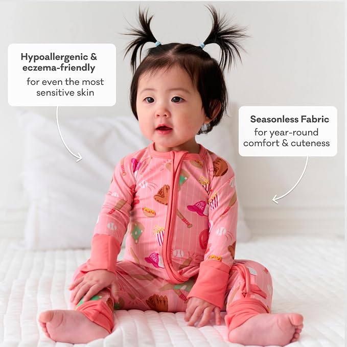 Little Sleepies Pajamas for Baby Boys & Girls, Viscose from Bamboo Baby Pajamas - Image 5