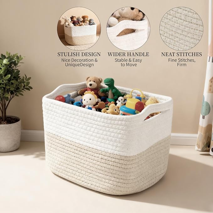 Hopegiver 3 Pack Storage Baskets - Image 6