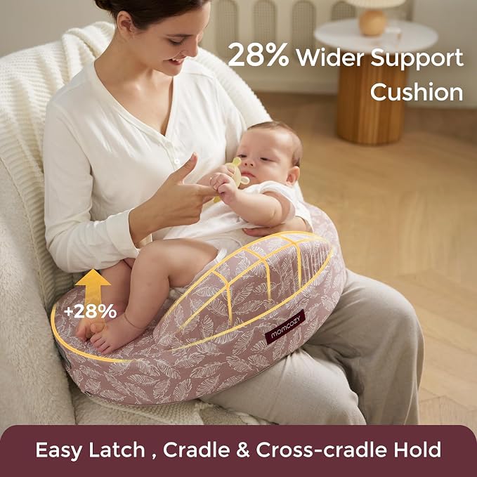Momcozy Innovative Safety Fence Nursing Pillow - Image 4