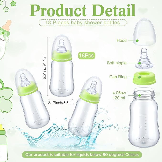 Roowest Bottle Chug Baby Shower Game Favors Including Safari Animals Theme - Image 3
